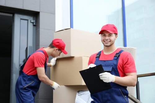 Planning home moves in Shoreditch with boxes and moving checklist