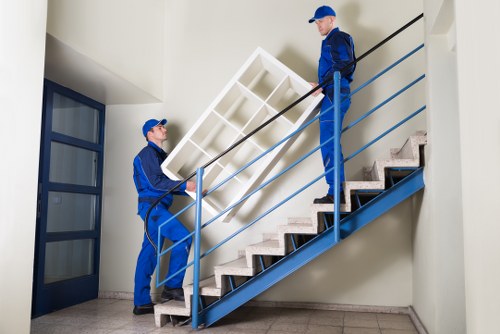 Movers handling storage and removals planning for a Shoreditch move