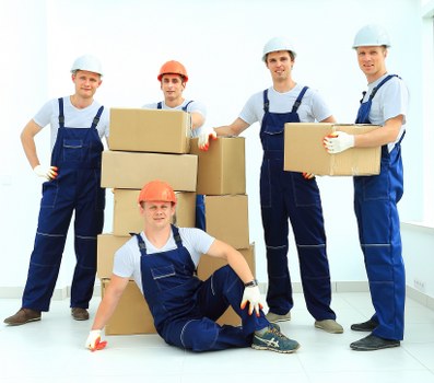 Professional house removalists in Shoreditch handling a local home move