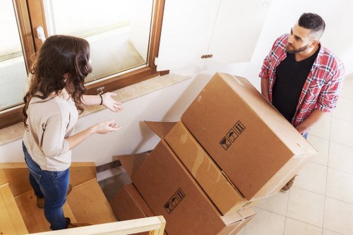 Commercial office relocation in Shoreditch with furniture and equipment