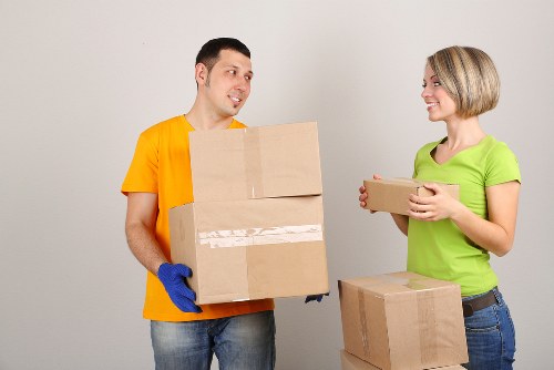 Shoreditch moving service supporting boxes and bulky items
