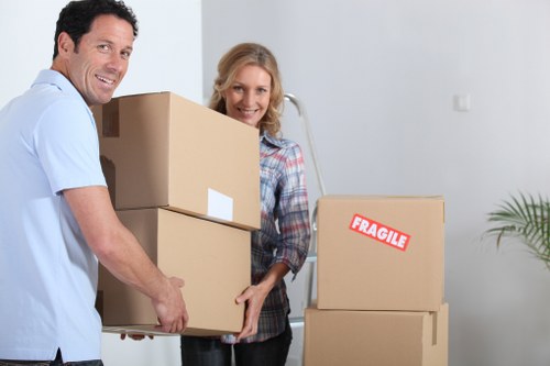 Office packing and preparation for Shoreditch commercial removals